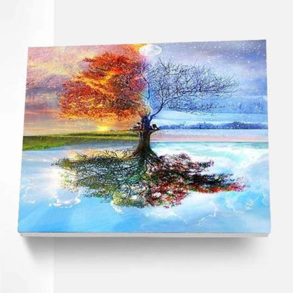 Paint By Numbers Kit Tree of Life - Picture 3 of 4